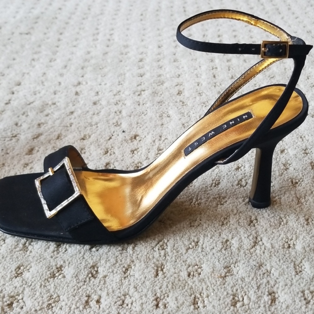 Black Ankle Strap Sandal